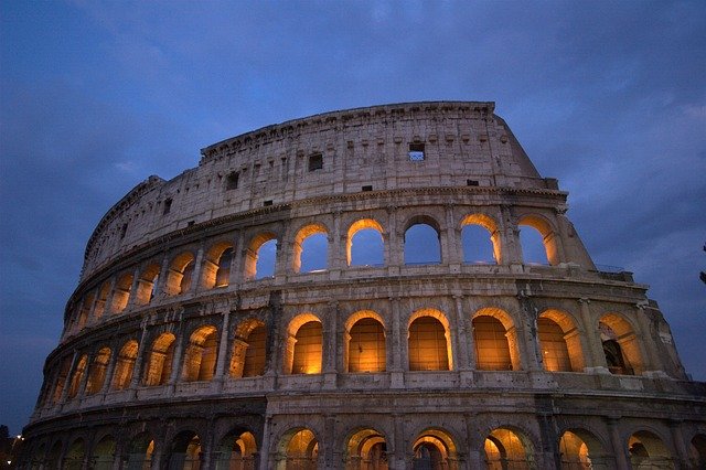 osvícené Koloseum